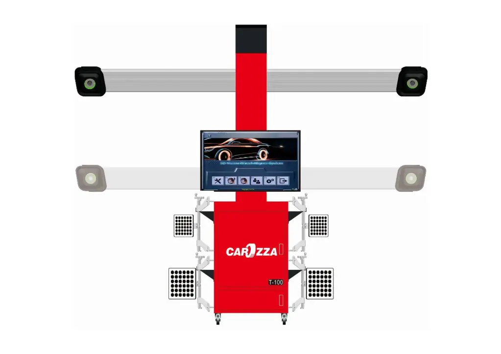 [T-100] ALINEADORA AUTOMOTRIZ 3D, 220V.50HZ, 1PH