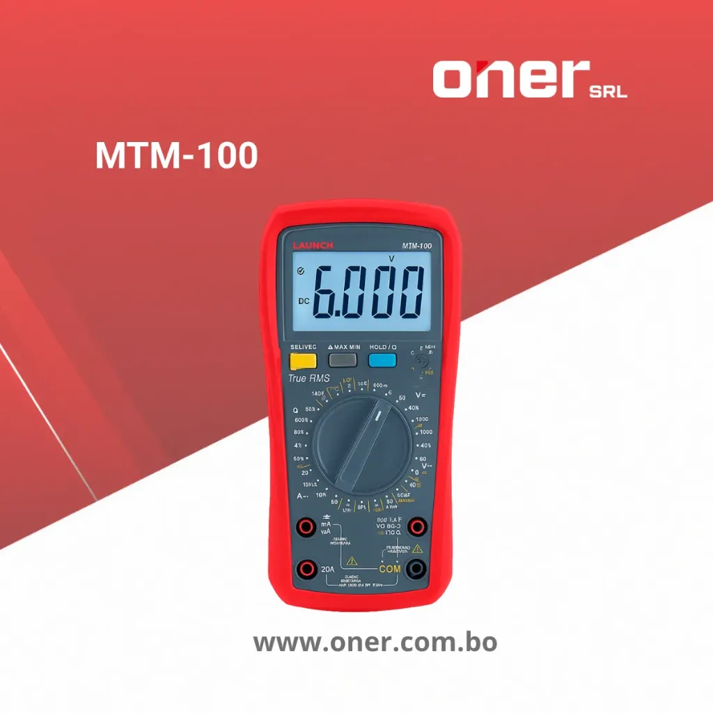 [L-307060095] MTM-100 MULTIMETRO AUTOMOTRIZ DIGITAL 