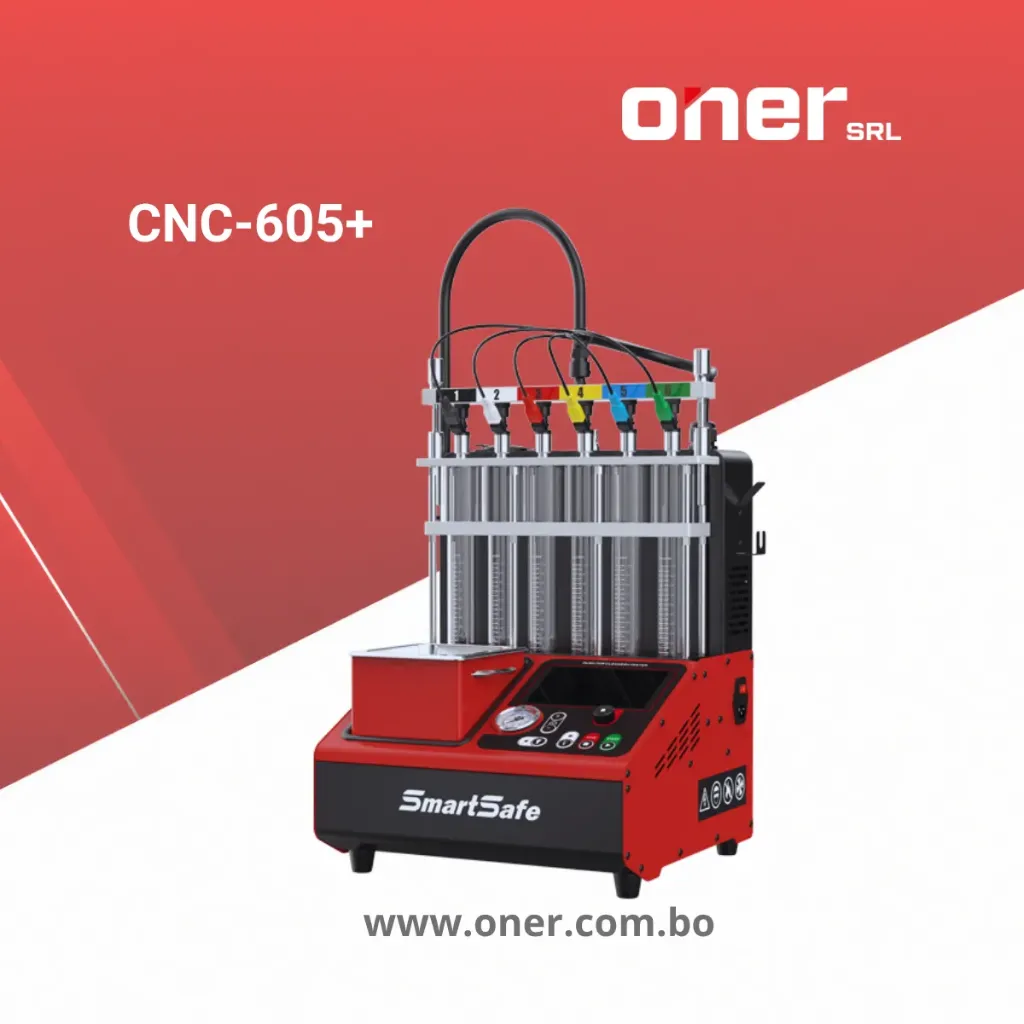 [S-703010112] CNC-605+ BANCO DE PRUEBAS PIEZZO, MPI, GDI Y LIMPIADOR ULTRASONICO P/6 INYECTORES 220V, 50HZ, 1HP