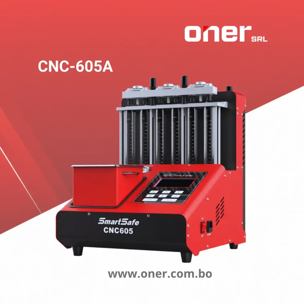 [S-703010072] CNC-605A BANCO DE PRUEBAS GDI Y LIMPIADOR ULTRASONICO P/6 INYECTORES 220V, 50HZ, 1HP