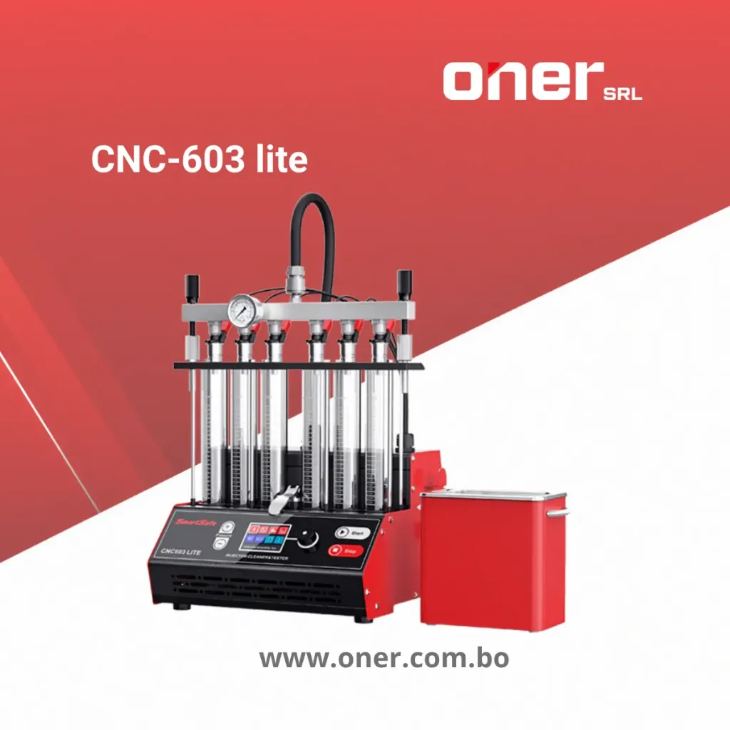 [S-703010086] CNC-603Lite BANCO PRUEBAS Y LIMPIADOR ULTRASÓNICO P/ 6 INYECTORES 220V,50HZ,1PH